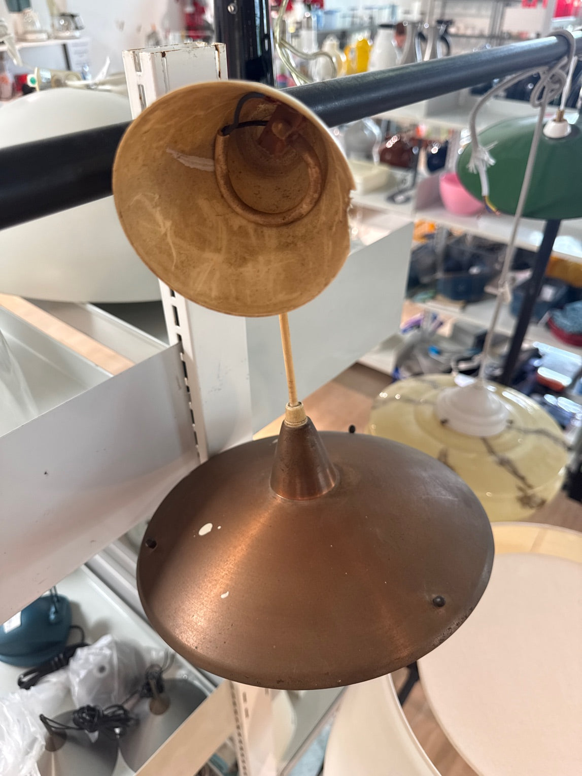Lampe kobber